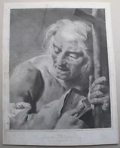 Marco Pitteri: Apostel Philipp 1742/Apostle Philipp Print Radierung Piazzetta - Bild 1 von 5