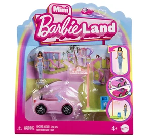 Barbie Mini BarbieLand - Cabrio mit Puppe - HYF42 Mattel - Bild 1 von 6