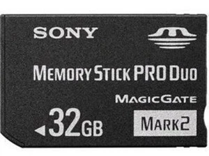 Mark2 32GB 32GB Memory Stick MS Pro Duo Memory Card for Sony Cybershot Camera - Picture 1 of 1