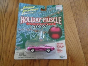 Johnny Lightning 2001 Holiday Muscle Ornaments: Purple '70 Hemi Cuda - New - Picture 1 of 5