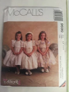 Children and Girls Dresses McCalls Pattern 9690 / Sizes 4, 5, 6 / NEW 1998 - Picture 1 of 5
