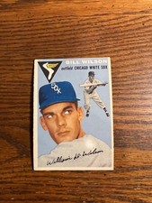 1954 TOPPS BASEBALL CARD #222 BILL WILSON EX+/EXMT!!!!!!!!