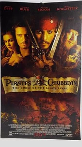 PIRATEN DER KARIBIK: FLUCH DER SCHWARZEN PERLE FILM4-FACH POSTER, UNBENUTZT - Bild 1 von 11
