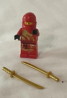 Lego Ninjago Kai DX Minifigura Traje de Dragón 2521 2519 Las Armas Doradas Foto 1 de 4