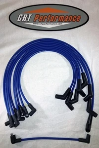 BBC CHEVY 396-427-454-502 Small Cap HEI BLUE 8mm PLUG WIRES 45 DEGREE ENDS - Picture 1 of 1