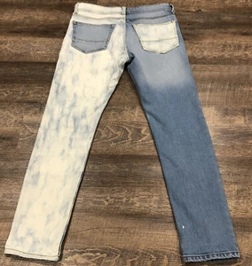 Pantalones de mezclilla Burton Menswear London para hombre 30x28 azules ajustados con botones - Imagen 1 de 10