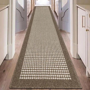 Hallway Runner Rug 2'X10' Heavy-Duty Durable Entryway Floor Mat with Non Slip Ru - Picture 1 of 8