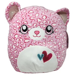 Squishmallows Antonella Cheetah 16 Inch Plush Pink Valentine's Day Hearts - Picture 1 of 9