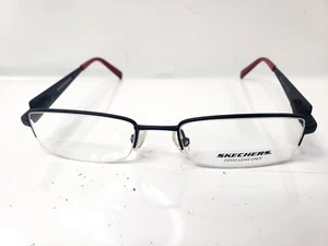Skechers Half Rim Rectangular Eyeglasses Frame 49-18-140 - Picture 1 of 12