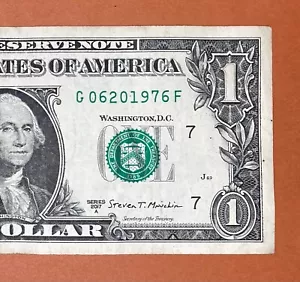 June 20, 1976 (G 06201976 F) Birthday Note $1 One Dollar Bill - Picture 1 of 3