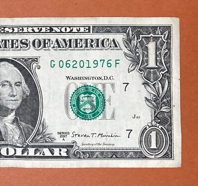 June 20, 1976 (G 06201976 F) Birthday Note $1 One Dollar Bill - Image 1 of 3