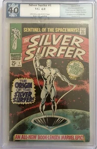 SILVER SURFER #1 - PGX VG (4.0) 1ST APP AND ORIGIN (CENTS) ** KEY ** CGC - Picture 1 of 2