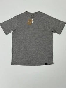 Patagonia Men's Sort Sleeve Cap Cool Daily T Shirt Colour Grey - Picture 1 of 5