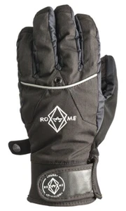 Rome Mens Sanchez Gloves Snowboard Large Black Rome - Picture 1 of 2