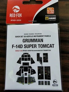 1/32 F-14D Super Tomcat - Red Fox 32058 for Trumpeter - Picture 1 of 2