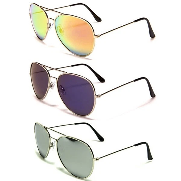 Gafas de sol retro de la Fuerza Aérea para hombres o mujeres lentes espejadas completas nuevas Foto 1 de 1