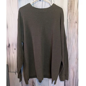 L.L. Camisa Tejida Bean L/S Marrón Para Hombre Talla XL-Alto Informal Otoño Ropa de Trabajo Cálida  - Imagen 1 de 5