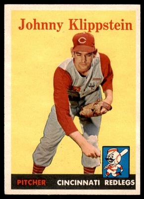 1958 Topps Set Break Johnny Klippstein #242 casi nuevo-como nuevo o mejor Foto 1 de 2
