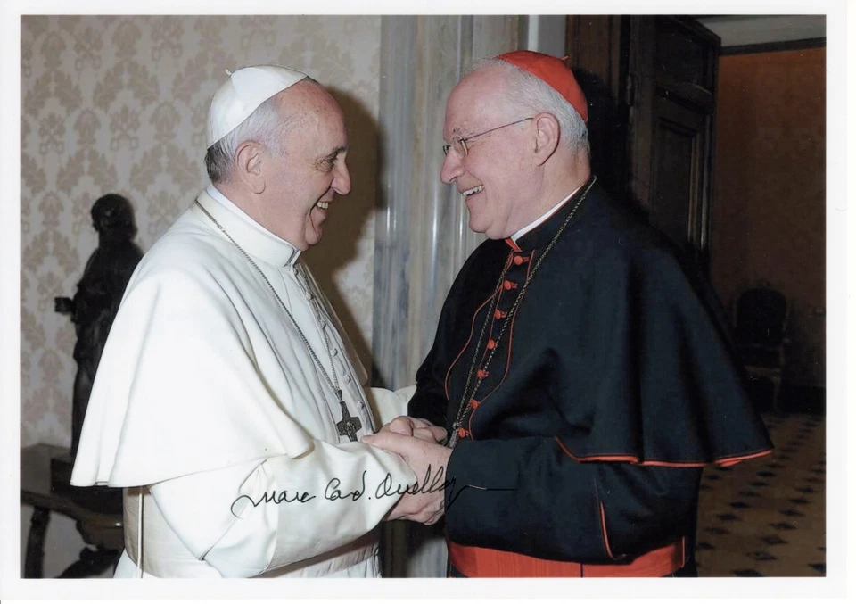 Original signiertes Foto Marc Cardinal Ouellet - Kardinal Papst Franziskus - Bild 1 von 1