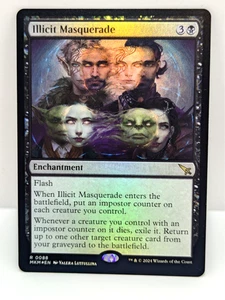 Murders at Karlov Manor - Illicit Masquerade - Rare - Foil - Regular - MKM 088 - - Picture 1 of 2