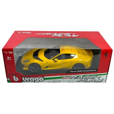BBURAGO FERRARI 812 COMPETIZIONE - GIALLO MODENA - 18-01646 SCALA 1:18 - Immagine 1 di 3