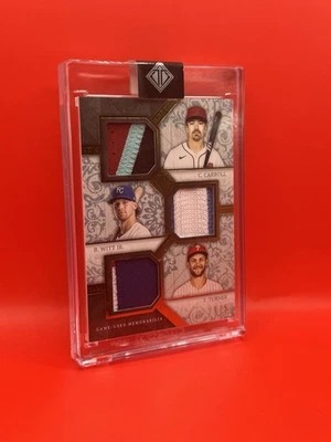 Parche triple trascendente 2024 - Bobby Witt Corbin Carroll Trea Turner 2/5 🔥 Foto 1 de 4