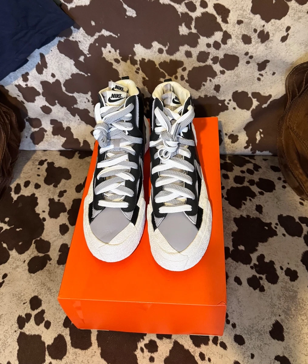 Nike sacai x Blazer Mid Black Grey for Sale | Authenticity