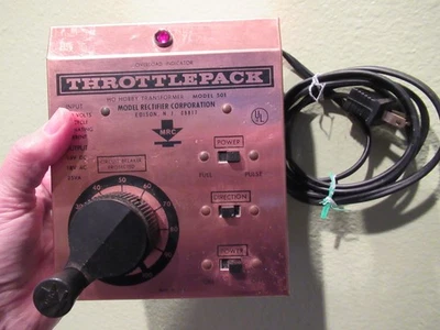 Vintage Model Rectifier Corp 501 Throttle Pack HO Train Transformer Hobby - Image 1 of 4