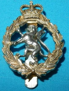 ANODISED WRAC WOMEN'S ROYAL ARMY CORPS BRITISH MILITARY CAP BADGE ORIGINAL - Picture 1 of 2