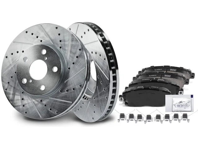 81YB87G Front Brake Pad and Rotor Kit Fits 1998-2000 Lexus GS400 4.0L V8 - Image 1 of 1