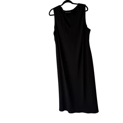 Vestido Dressbarn Y2k Mujer Negro Sin Mangas Midi Bruja Capricho Otoño 20W Foto 1 de 4