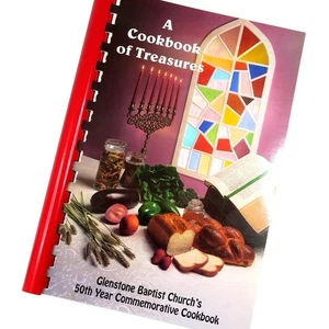 Glenstone Baptist Church Spiral Cookbook Vintage 1996 Springfield MO Recipes JRB - Picture 1 of 6