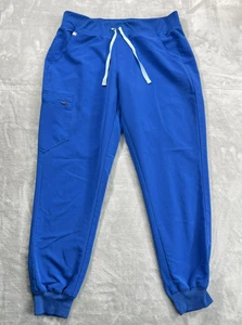 Figs Zamora Jogger Royal Blue Scrub Pants Women's Large 28" Inseam Stretch - Bild 1 von 7