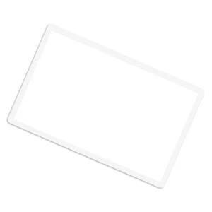 for Nintendo 2DS (Flat) - White Plastic Upper Screen Outer Lens Frame Cover - Picture 1 of 2