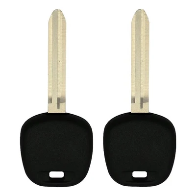 2 llaves transpondedoras de coche chip de repuesto para Toyota Yaris 2015 2016 2017 2018 2019 Foto 1 de 4