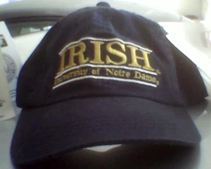 Notre Dame Fighting Irish Baseball Hat Fitted 7 1/4 7 7 3/8 6 7/8 7 3/4 7 1/8 7 - Picture 1 of 1