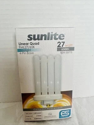 SUNLITE 65K, FML27, Compact Fluorescent Bulb Item#05773 - Image 1 of 4
