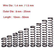 10Pcs Compression Spring Wire Dia 1.4/1.5mm Y Type Small Springs Steel OD 8-25mm
