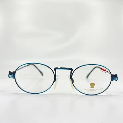 Neostyle Academic 62 241 Blue Round Oval Eyeglasses Frames 48[]21 135 mm - Image 1 of 4