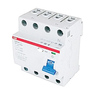 F204AC-40/0.03, ABB, Rcd F200 4P 40A 30Ma Circuit Breaker - Image 1 of 2
