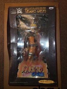 New 2002 Bandai Manga Dimensions Master Stars Uzumaki Naruto 10.5" Statue - Picture 1 of 7