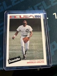 ERMIDELIO URRUTIA 1994 CUBAN LEAGUE CARD # 111 MINT 92 OLYMPIC - Bild 1 von 2