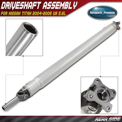 Conjunto de eje de transmisión trasero para Nissan TITAN 2004 2005 2006 4x4 aluminio Foto 1 de 4