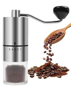 Manual Coffee Grinder Hand Coffee Grinder with Hand Crankfor Home Camping Travel - Picture 1 of 6
