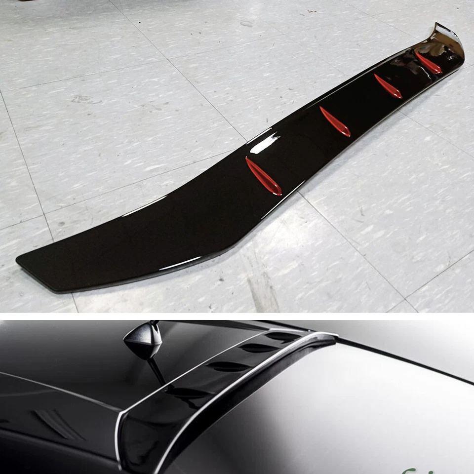 BLACK + RED FIN FOR TOYOTA GT86 BRZ SUBARU SCION COUPE V LOOK ROOF SPOILER 2019 Foto 1 de 4