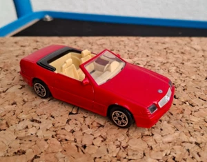 Maqueta de coche Bburago Mercedes 300 SL Cabriolet n.º 4114 rojo diecast 1:64 sin embalaje original - Imagen 1 de 6
