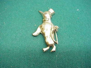 Sterling preowned old penguin pin - Picture 1 of 2