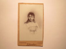 Rose Ungethüm als Mädchen - 1895 / CDV R. Ronneberger Schneeberg Lössnitz