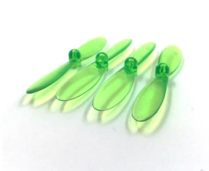 Hubsan X4 H107D Transparent Clear Green Propeller Blades Props Rotor Set - Picture 1 of 1