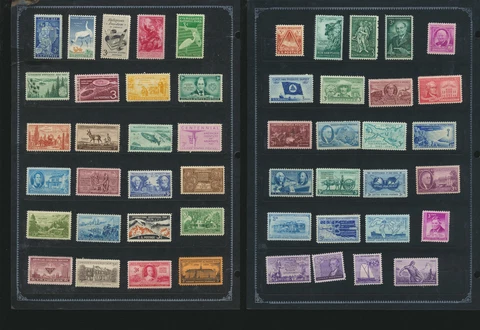 50 Different Mint NH US Vintage Commemoratives Stamp Collection Great Gift Idea Cover
